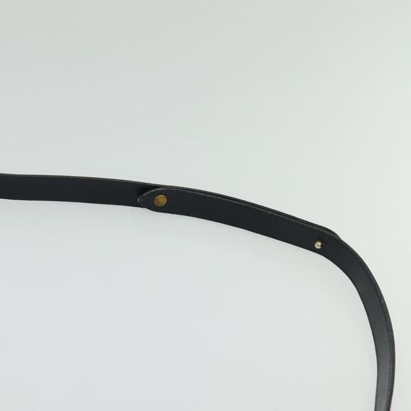 DIOR Trotter Canvas Shoulder Bag Navy Gold - Picture 8 of 12